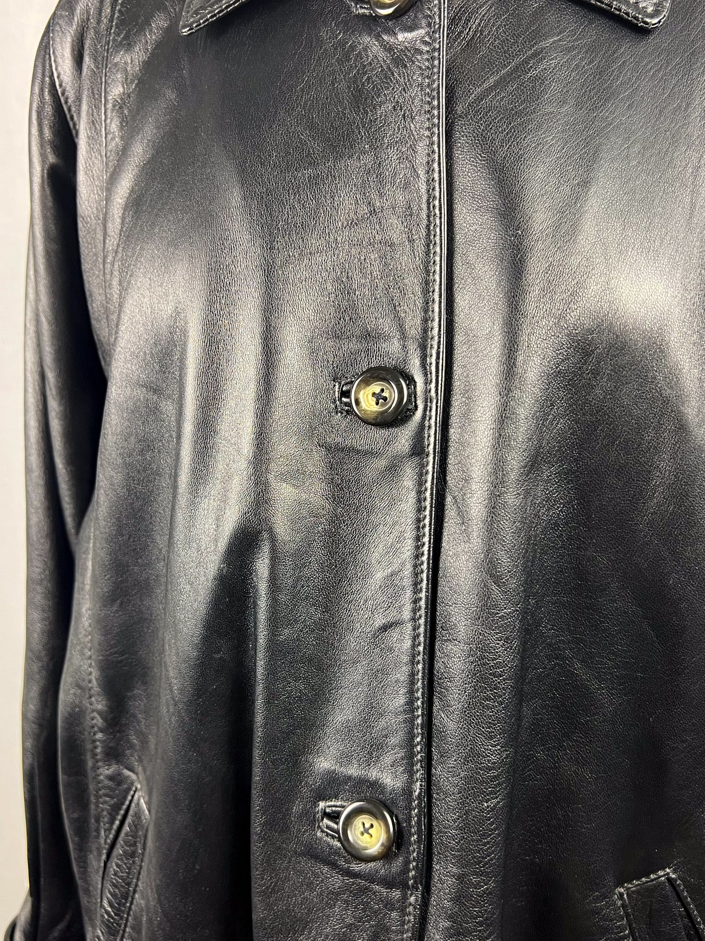 Cappotto in pelle