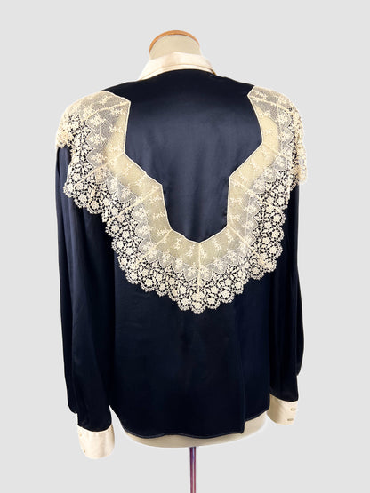 Camicia Grazia Fava in seta