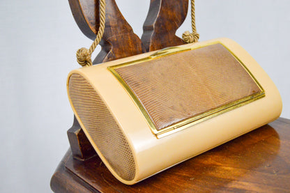 Pochette anni '70 Bakelite e Lucertola