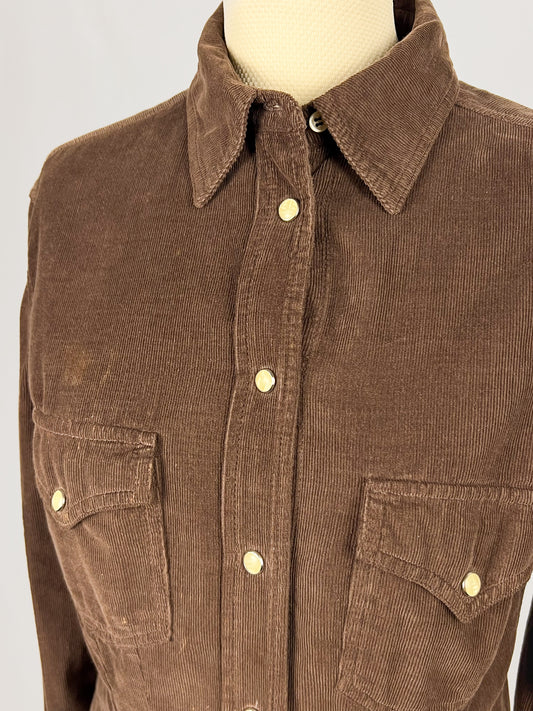 Camicia in velluto a coste