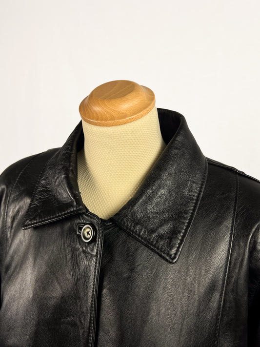 Cappotto in pelle